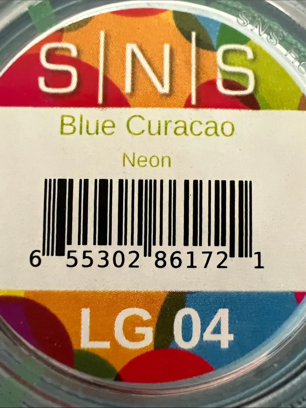 SNS Nutri-Plus Gelous Color Dipping Powder - Blue Curaçao (LG 04) - 1oz